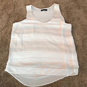 Calvin Klein cream stripe top